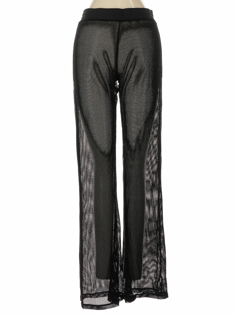 Black Mesh Lounge Pants